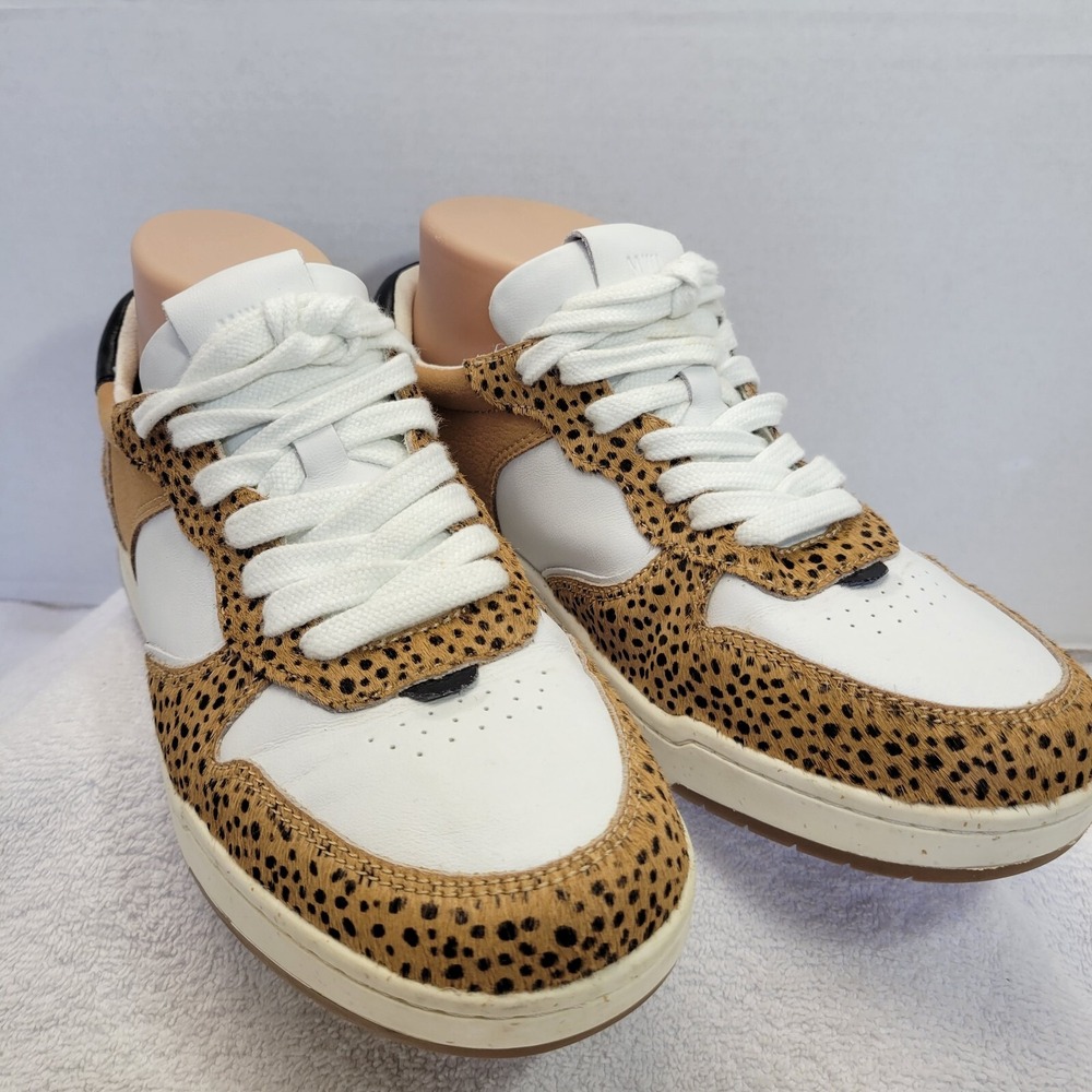 Madewell Kickoff Calf Hair Leather Womens Size 8 Mens 6.5 Athletic Sneaker EUC